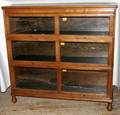 091314 AMERICAN WALNUT BARRISTER BOOKCASE L515