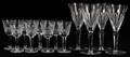 WATERFORD CRYSTAL STEMWARE TEN PIECES