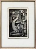 GEORGES ROUAULT WOODCUT ON PAPER