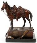 JAMES N MUIR BRONZE HORSE STATUE 20TH C