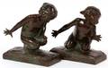EDITH BARRETTO PARSONS USA 187856 BRONZE BOOKENDS