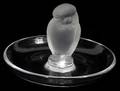 021292 LALIQUE CRYSTAL RING HOLDER DIA 3 12