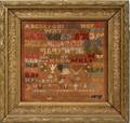 010243 NEEDLEPOINT ALPHABET SAMPLER