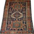 010236 HERIZ PERSIAN RUG ANTIQUE 4 0 X 3 0