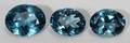 010204 BLUE TOPAZ STONES THREE APPROX 20 CTS EACH