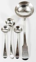 ENGLISH STERLING LADLES  SPOONS C 18251850