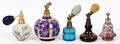 BOHEMIAN  OTHER ENAMELED GLASS PERFUMES C 1900