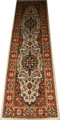 HAND WOVEN ORIENTAL WOOL RUNNER
