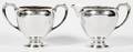 FISHER STERLING SILVER CREAMER  OPEN SUGAR 2 PCS