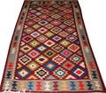 BESSARABIAN KILIM HAND WOVEN WOOL RUG