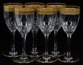 ST LOUIS SLT27 CRYSTAL CLARET WINE GLASSES SIX