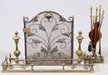 BRASS FIRE SCREEN FENDER  ACCESSORIES
