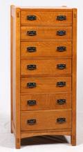 STICKLEY OAK LINGERIE CHEST LATE 20TH C