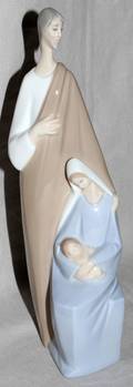 010276 LLADRO PORCELAIN FIGURINE OF HOLY FAMILY H 9