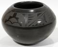 010253 SANTA CLARA POTTERY JAR SIGNED MARGARET GARCIA