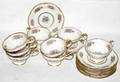 091405 CASTLETON PORCELAIN TEA CUPS  SAUCERS