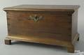 Pennsylvania Chippendale walnut miniature blanket chest ca 1770