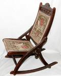 091391 CHILDS TAPESTRY ROCKING CHAIR C1900 H26