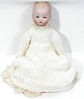 091381 ARMAND MARSEILLE GERMAN BISQUE  CLOTH DOLL