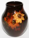OWENS LOTUS POTTERY VASE EARLY 20TH C