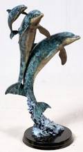 ROBERT WYLAND BRONZE SCULPTURE SYNCHRONICITY