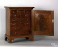 Chester County Pennsylvania Queen Anne walnut spice chest ca 1750