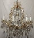 NINELIGHT CRYSTAL CHANDELIER