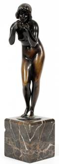VICTOR HEINRICH SEIFERT BRONZE NUDE