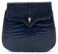 LANA MARKS BLUE ALLIGATOR BAG