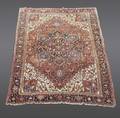 Hand Woven Persian Heriz Room Size Rug