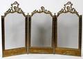 FRENCH BRONZE  BRASS FIRE SCREEN EACH PANEL