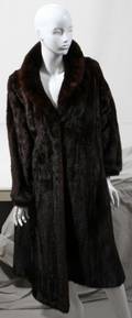 021382 RANCH MINK FULL LENGTH COAT