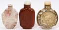 021365 CHINESE SNUFF BOTTLES THREE