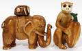 021364 CHINESE IVORY FIGURAL SNUFF BOTTLES