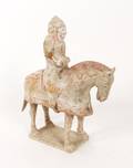 Chinese Tang Dynasty Style Equestrian Sculpture