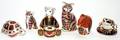 ROYAL CROWN DERBY PORCELAIN ANIMAL PAPERWEIGHTS