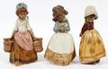 LLADRO GRES FIGURES OF GIRLS THREE