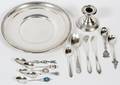 STERLING SILVER TABLEWARE THIRTEEN PIECES