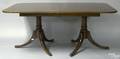 Federal style mahogany dining table