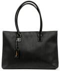 SALVATORE FERRAGAMO BLACK TOTE BAG