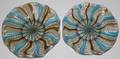 021411 VENETIAN HANDBLOWN GLASS PLATES 19TH C TWO