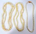 010355 SINGLE STRAND BAROQUE PEARL NECKLACES THREE