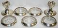 100428 GORHAM STERLING CANDLE HOLDERS  WHITING PCS