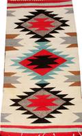 NAVAJO HAND WOVEN WOOL MAT
