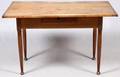 AMERICAN COUNTRY MAPLE  PINE WORK TABLE 19TH C