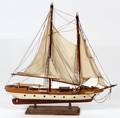 YANKEE CLIPPER TWO MASTED WOOD SHIP