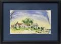 GEORGE SHELLHASE AMERICAN 20TH C WATERCOLOR