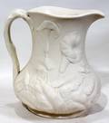 010381 WHITE PITCHER H 8 DIA 8