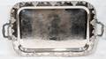 010370 F B ROGERS SILVER PLATE COFFEE TRAY W 14
