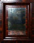 101497 AMERICAN EMPIRE MAHOGANY OGEE MIRROR C 1840